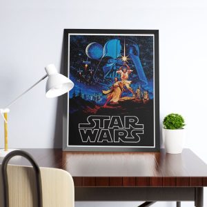 Alternative view of Quadro Star Wars Episódio IV - Uma Nova Esperança