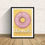 Quadro The Simpsons D'oh Donuts