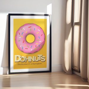 quadro the simpsons doh donuts loja nerd 03 scaled e1712065408559