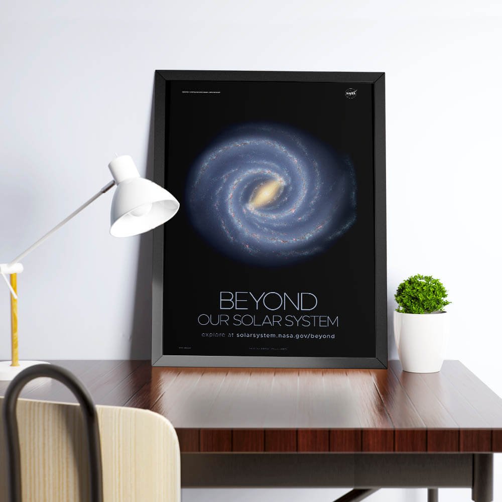 Quadro Via Láctea - Nasa 2 Quadro Via Láctea - Nasa - Imagem 2